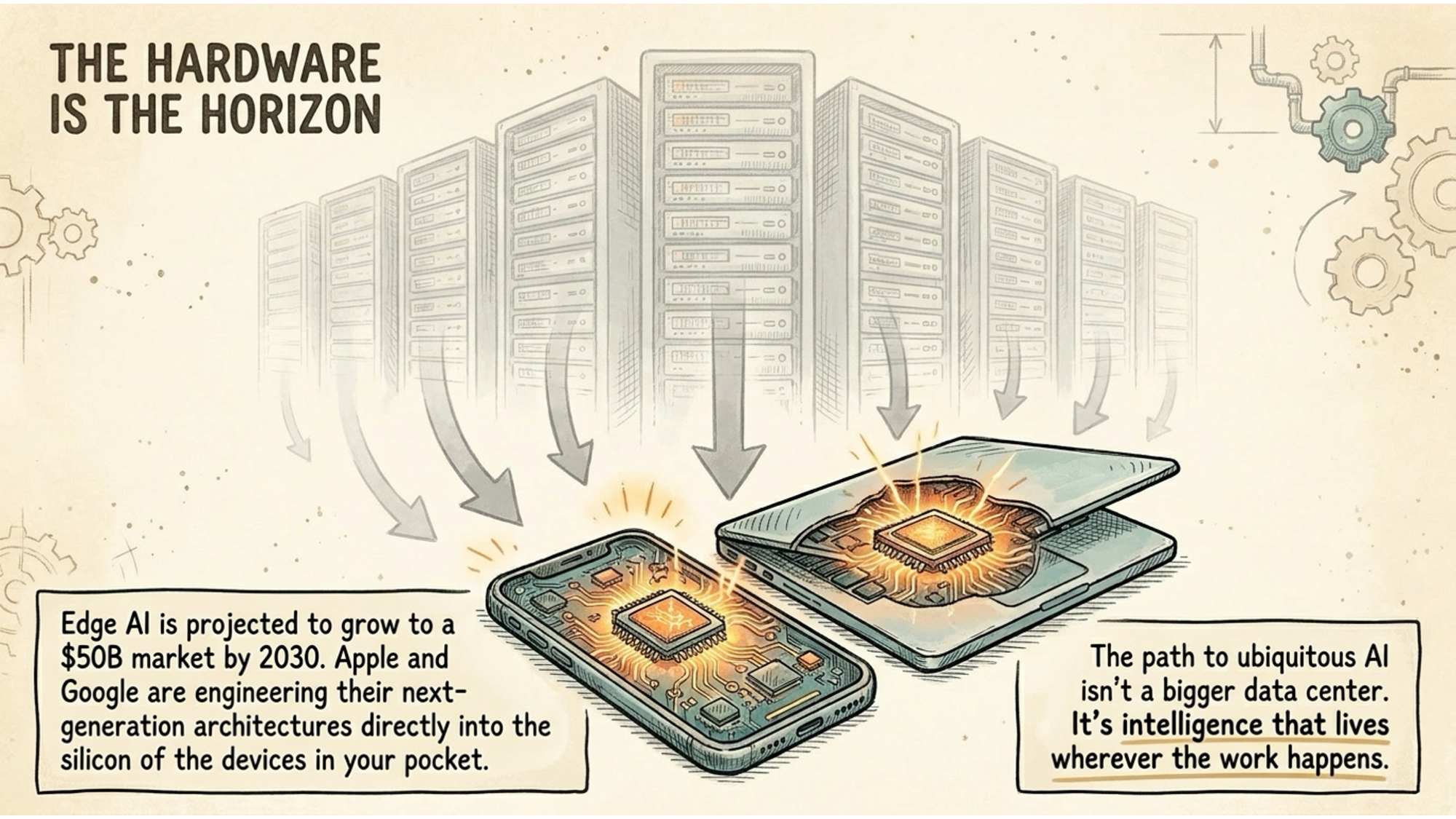 Hardware is the horizon illustration